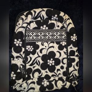 Vera Bradley Black & White Laptop Backpack
